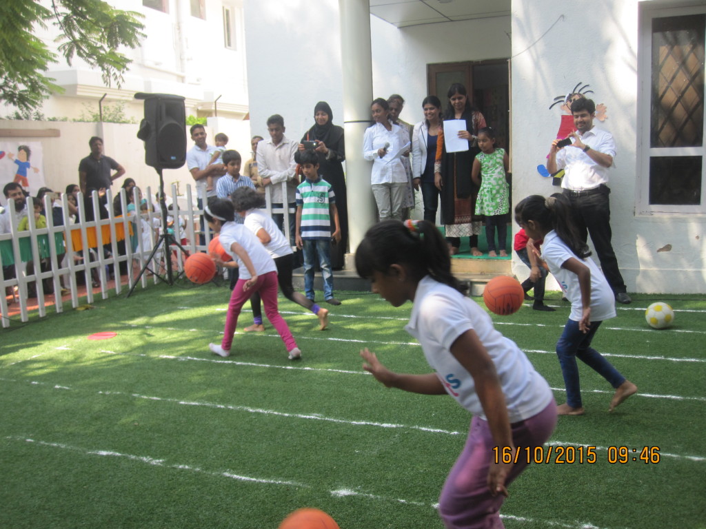 Ball Dribbling by our Elementary girl's