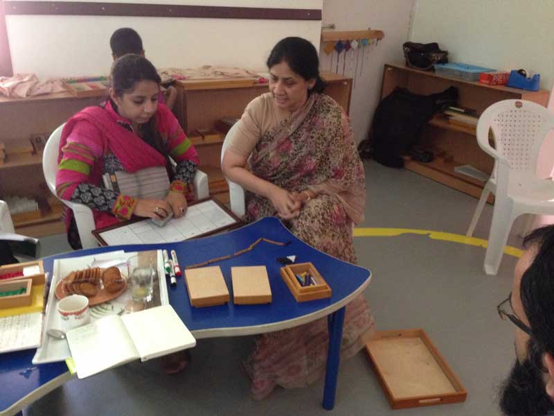 Munira apa shares a demo of the Snake Game Montessori Material