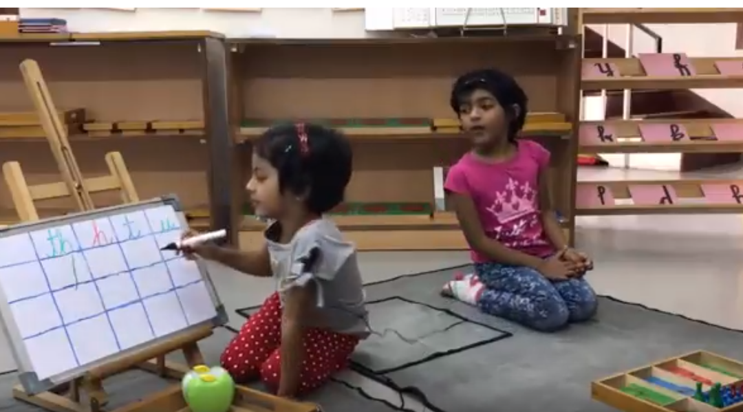 Watch Five-Year olds do 4-digit addition sums, effortlessly!