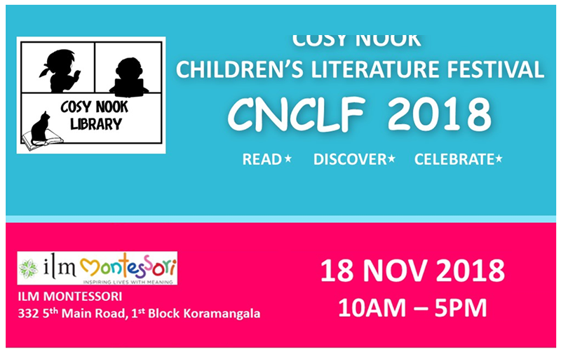 ILM Montessori is Proud to Host the Cosy Nook Children’s Literature Festival 2018